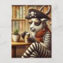 Recherche de pirate drôle cartes postales Mignon