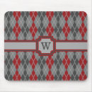 Recherche de argyle tapis souris Monogramme