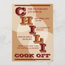 Recherche de chili cook off invitations Concours