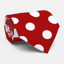 Recherche de points rouges cravates Blanc