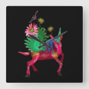 Recherche de panneau en bois horloges Rose