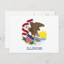 Suche nach illinois flagge postkarten Vereinte staaten