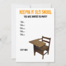 Recherche de vieille école invitations Fête