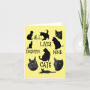 Recherche de felines toutes vœux cartes Animal