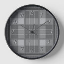 Recherche de plaid noir et blanc horloges Gris