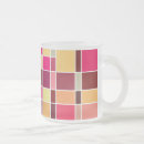 Recherche de composition tasses Mondrien