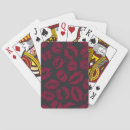 Recherche de le baiser jeux de cartes Femme
