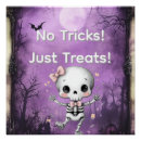 Suche nach trick oder leckerei poster Skelett