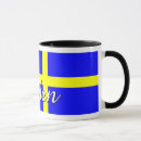 Recherche de drapeaux du monde mugs bouteilles La suède
