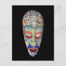 Recherche de masques africains cartes postales Tribal