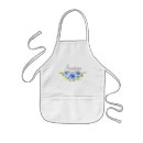 Recherche de bleu de fleur tabliers Pour enfants