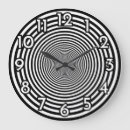 Recherche de cercles concentriques horloges Noir