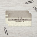 Recherche de barbershop visitenkarten Vintage
