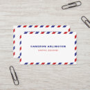Recherche de courrier cartes visite Moderne