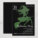 Recherche de balai de sorcières invitations Moderne