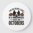 Suche nach halloween katzen wanduhren Spukdesigns