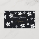 Recherche de 60s cartes visite Fleurs