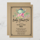 Recherche de kraft baby shower invitations Fleurs