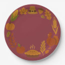Recherche de thanksgiving assiettes Vaisselle d'automne