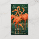 Suche nach rosa flamingos visitenkarten Retro