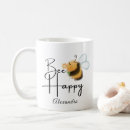Recherche de abeille heureuse tasses Encouragement