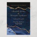 Recherche de bleu royal or invitations Sophistiqué