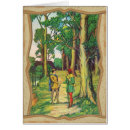 Recherche de folklore vœux cartes Vintage