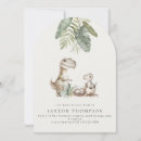 Recherche de mignonnes de dinosaures invitations Boy