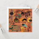 Recherche de retro halloween invitations Chats