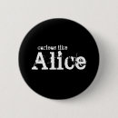 Suche nach die alice im wunderland buttons Abzeichen
