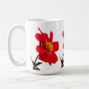 Recherche de fleur de dahlia tasses Rouge