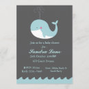Recherche de bleu baleine invitations Bébé