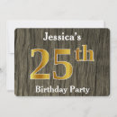 Recherche de 25th invitations Élégant