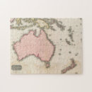 Suche nach karte von australien puzzle Vintag