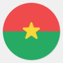 Recherche de drapeau de burkina autocollants Pays