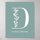 Suche nach buchstabe d poster Baby girl