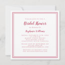 Recherche de magenta bridal shower invitations Future mariée