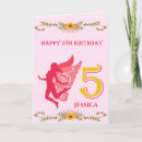 Recherche de 5ème anniversaire cartes Girl