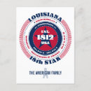 Recherche de drapeau de la louisiane cartes postales Patriotique