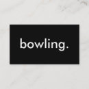 Suche nach bowling visitenkarten Bowler