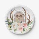 Recherche de hérisson assiettes en papier Floral
