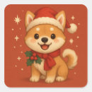 Suche nach weihnachtshund aufkleber Welpe