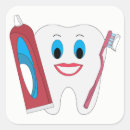 Recherche de brosse dents autocollants Heureux