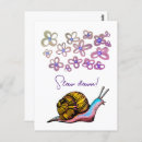 Recherche de m lent cartes postales Escargot