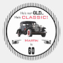 Recherche de vieilles voitures autocollants Classique