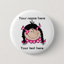 Recherche de cheveux noirs badges Enfants