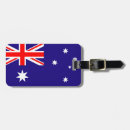 Recherche de drapeau australien bagages étiquettes Australienne