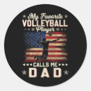Recherche de joueur de volleyball autocollants Usa