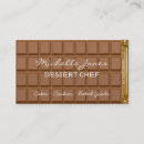 Recherche de barres de dessert cartes visite Chocolat