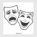 Suche nach schwarze maske aufkleber Tragödie